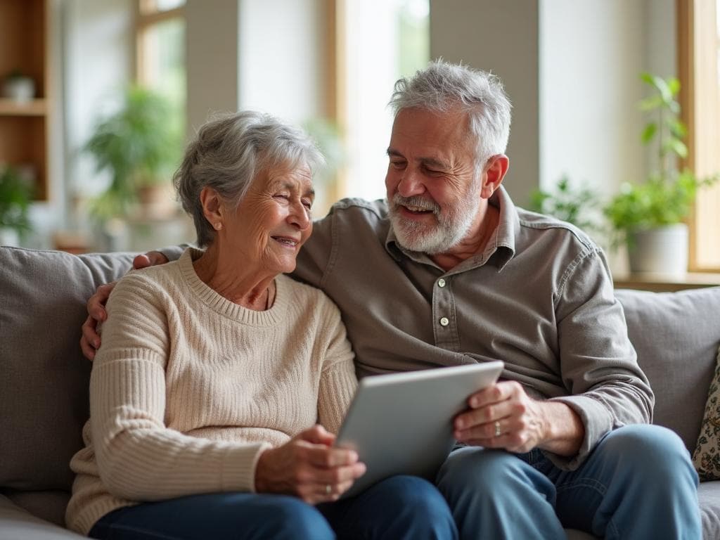Family discussing care options